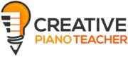 Creative piano teacher logo