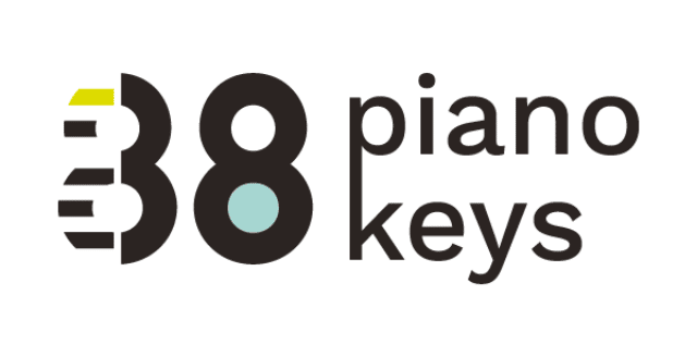 88 Piano Keys Logo Leila Viss