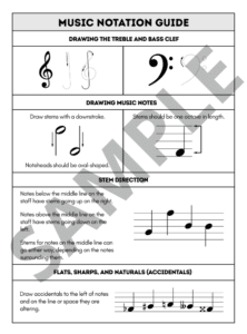 Music notation guide page 1