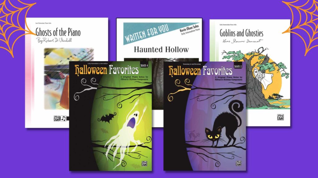 Pictures of halloween sheet music covers