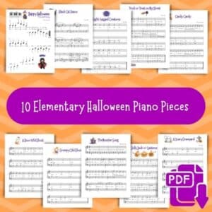 Elementary Halloween Piano Pieces