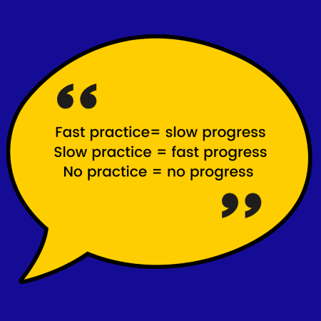 Fast practice quote box